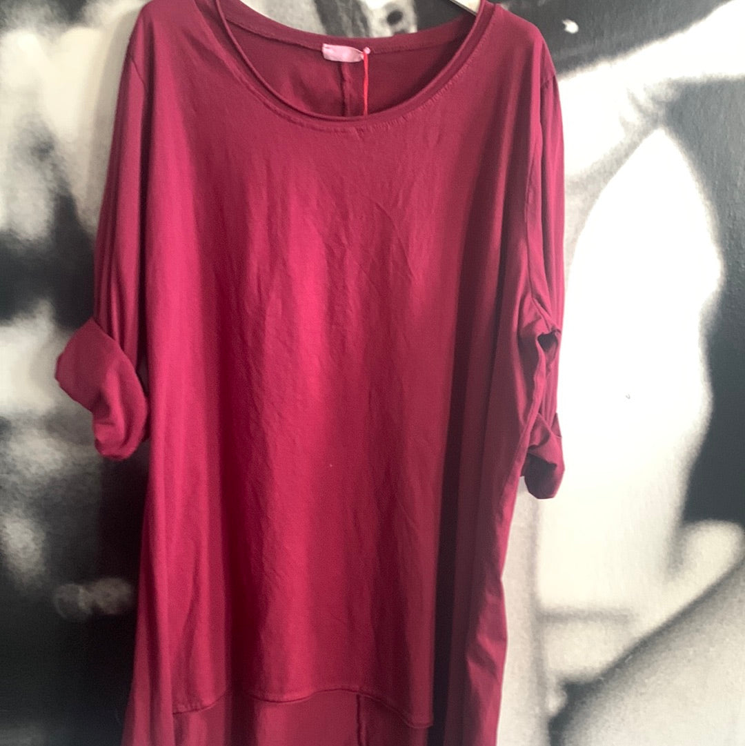 T - Shirt, Langarm ,uni