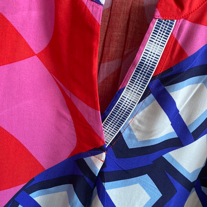 Bluse retro Blue, Emily van den Bergh