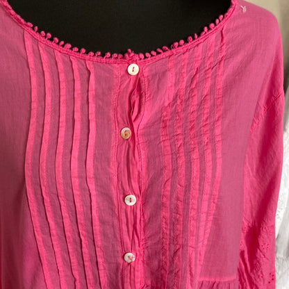 Shirt / Bluse mit Spitze BIG