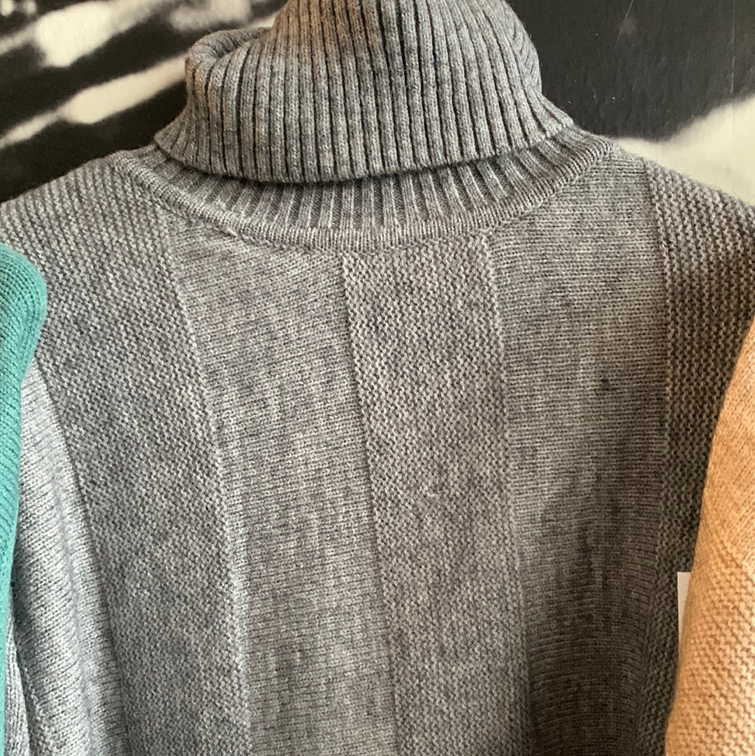 Strickpulli in Kastenform